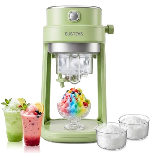 SUSTEAS Snow Cone Machine, Shaved Ice Machine with Adjustable Texture - image 1