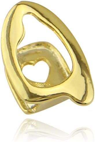 Grillz de Oro 18K Plated para Dientes, 2 Piezas miniatura 3