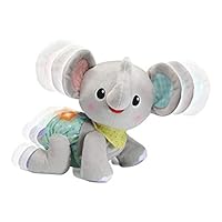Vtech Baby Krabbel-mit-Mir-Elefant – Interaktives Plüschtier, das alleine krabbelt, zählt, spricht und singt – Für Kinder von 9-36 Monaten