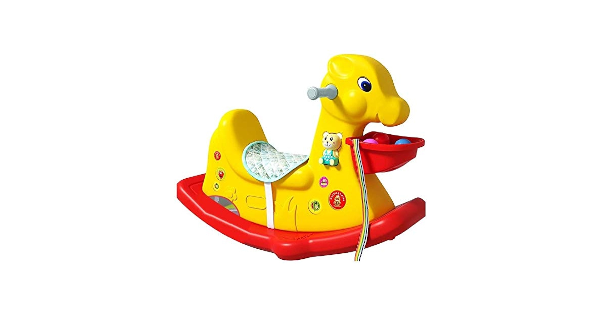 陶器製ロッキングホース ゴールドクリーム Amazon.co.jp: 木馬 乗用玩具 ロッキング木馬 ロッキングホース