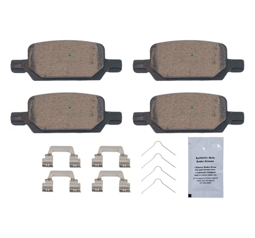 Image of HUSCH D2370 Rear Ceramic Brake Pads Kit Fit For GMC Canyon 2021-2022, For Chevrolet Colorado 2021-2022