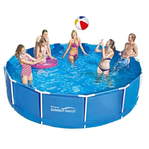 ERsatzbecken Ersatzpool Summer Waves Fast Set Quick Up Pool Swimming Pool Familien Schwimmbad - ohne Filterpumpe (Frame Pool Ø 366x84cm) - ohne Filterpumpe ohne Gestänge