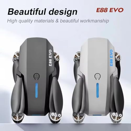 Image of E88 EVO GPS Drone With 4K Camera - Quadcopter With Brushless Motors, Stabilized Flight, FPV and Tell Features