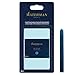 Waterman cartucce di inchiostro per penna stilografica | lunghe | blu serenità | 8 pezzi | confezione in blister