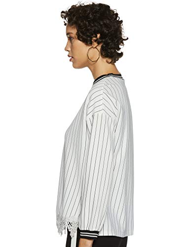 Image of Jealous 21 Women's Striped Regular Fit T-Shirt