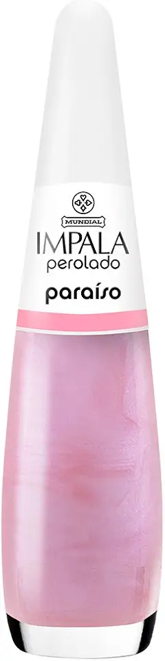 Esmalte Perolado Paraiso, Impala Cosmeticos, Rosa