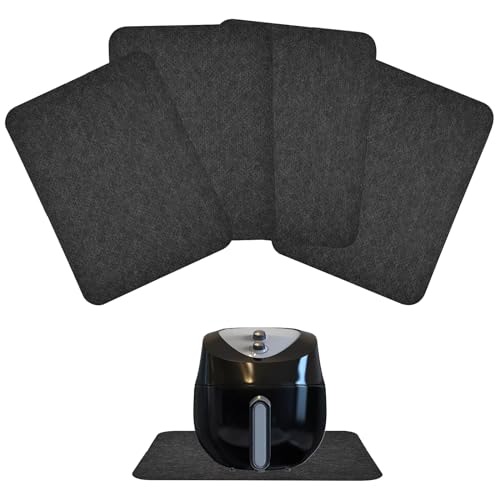 WOOPSOO 4 Pcs Heat Resistant Mat for Air Fryer Small Appliance Non-slip Mat for Countertop Blender Coffee Maker Kitchen Countertop Protector Kitchen Countertop Heat Resistant Pads -  HH-KQZGKD001