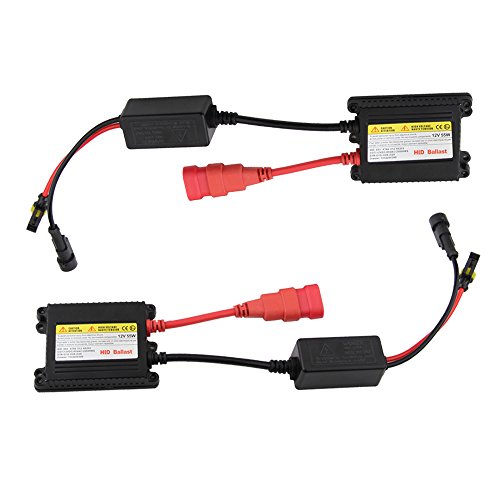 2 Unids Slim DC HID Balasto de xenón 55W 12V Control Electrónico Digital para H1 H3 H7 H8 H9 H11 H5 9005 9006 H4 Faros Bombilla de Xenón