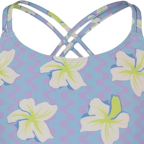 Image of Roxy Girls' Two-piece Bikini Swimsuit Set, UPF 50+ Sun Protection, Quick-Dry Bathing Suit