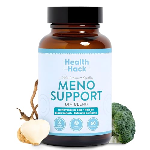 Health Hack Meno Support DIM Blend | Apoyo Natural para la Menopausia | Con DIM,...