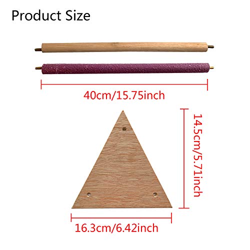 Image of Chicken Perch - Wooden Chicken Swing for Hens & Large Birds