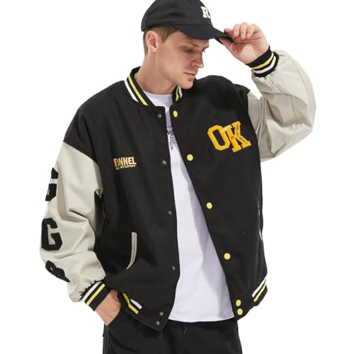 【BAON】[unisex] Decoy varsity two-way knit over jacket 41Aqzk1RxbL.jpg