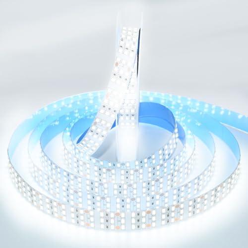 Tira LED SUYOOULIN 16.4ft Dimmable 1800 LEDs 6500K miniatura 1
