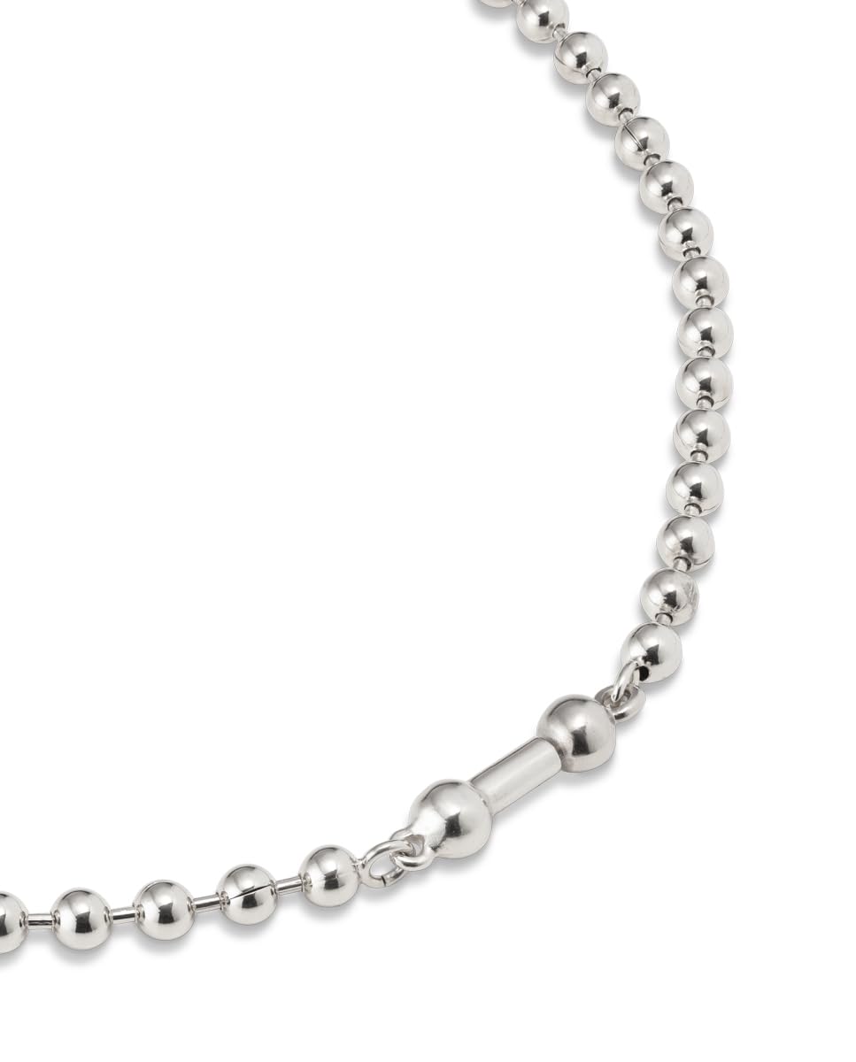 Uno de 50 Ciondolo corto con catena, Argento Sterling, Design originale, Gioielli fatti a mano