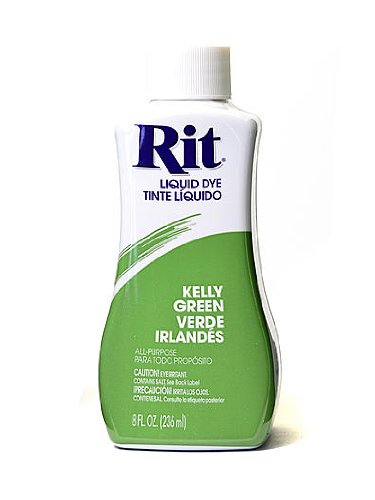 Rit Dyes Kelly Green Liquid 8 oz. Bottle [Pack of 4 ]