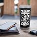 Defend Your Local Public Library Knight Stainless Steel Insulated Tumbler