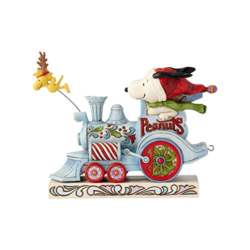 Enesco Peanuts by Jim Shore Snoopy Woodstock Weihnachtszug