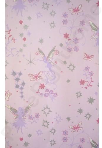 Fairies Pink Wallpaper 10m