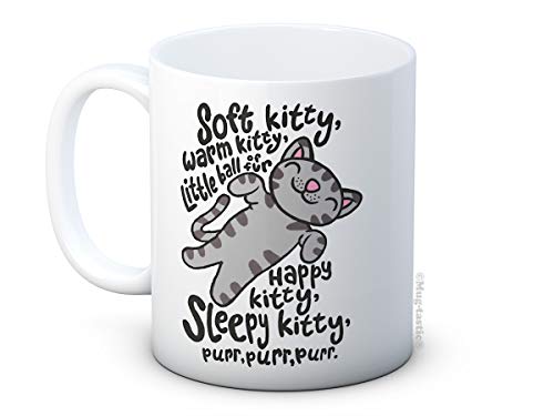 Soft Kitty Tasse à café en céramique Motif chaton de Big Bang Theory