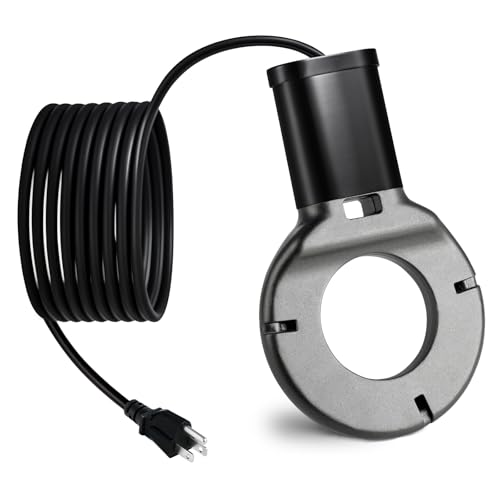 ABitmax 1000W Utility De-Icer Chicken Water Heater Submergible Cast Aluminum Thermostatic Control Bird Bath Heater De-icer for Livestock Poultry Birds Cows Horses Animals Drink Water (Black)