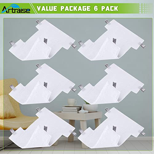 6Pack Dust-Away Micro-Fiber Hv300 Series Pads Kit For Shark Dust-Away, Rotator, Navigator Lift-Away Pro Vacuum, Ultra Light Stick Vacuum #TOP5