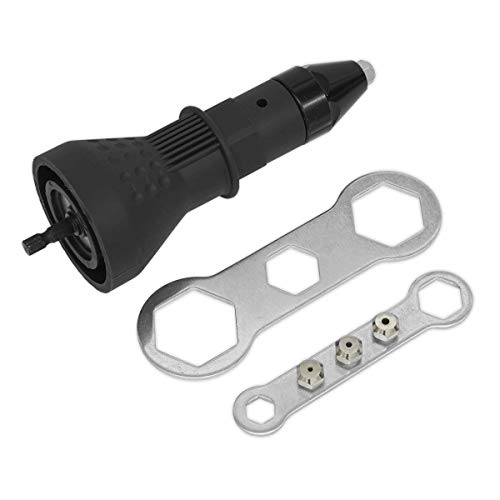 Adaptateur de rivet pour perceuse Sealey DRA01 avec embouts interchangeables