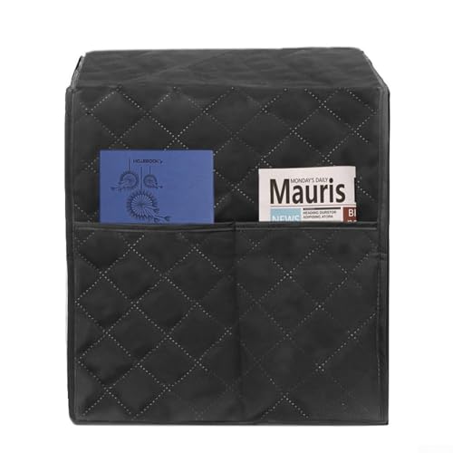 Dolvitrny Funda acolchada para cafetera espresso y capuchino, cubierta protectora para electrodomésticos de cocina pequeños verticales, 13.4 x