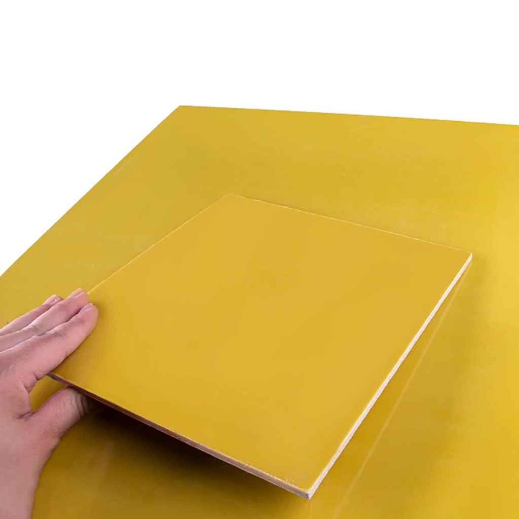 Płyty pleksi 3240 Arkusz z włókna szklanego Płyta epoksydowa Odporna na wysokie temperatury Grubość 0,5-10 mm DIY Płyta izolacyjna)(20x20cmx5mm(1pcs))