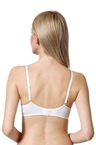 Image of Van Heusen Women's Everyday Cotton Bra|Medium Coverage|Non Padded|Non Wired|Seamless Moulded Cups|Anti Bacterial Tech| Keeps you Fresh|Sweat Absorbent|No Slip Soft Straps|Detachable Straps|Style 11001