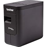 Brother PT-P750W Beschriftungsgerät für den PC inklusive WLAN und NFC (für 3,5 bis 24 mm breite TZe-Schriftbänder, bis zu 30 mm/Sek. Druckgeschwindigkeit), Schwarz