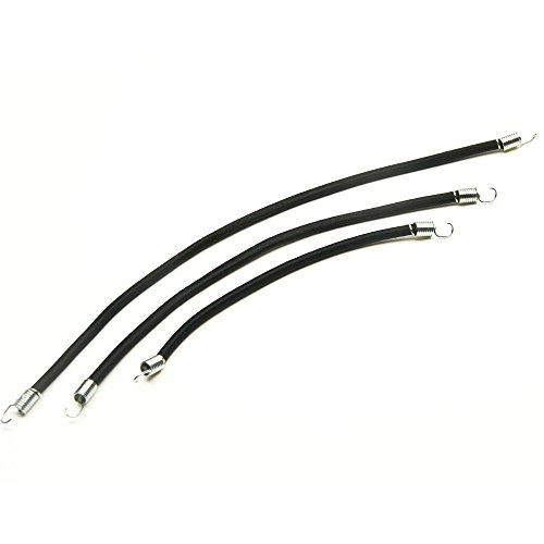 15Pcs Bungee Cords Elastic String For Rc Rock Crawler Truck Roof Rack Upgrade Parts Black (10Cm/15Cm/20Cm) #TOP1