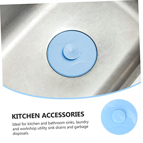 Cabilock 10pcs tapón para desagüe de baño de silicona miniatura 6