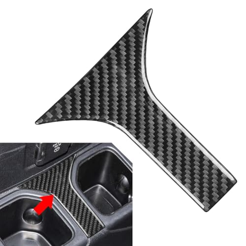 Panel cubierta portavasos trasero fibra carbono Jeep Gladiator miniatura 2