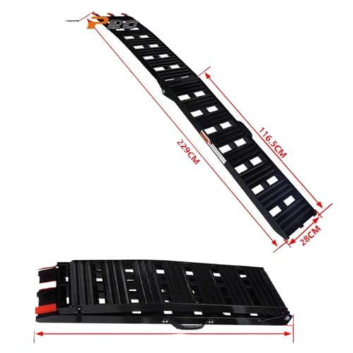 Rampa portátil de aluminio para motocicleta, ATV y UTV miniatura 6