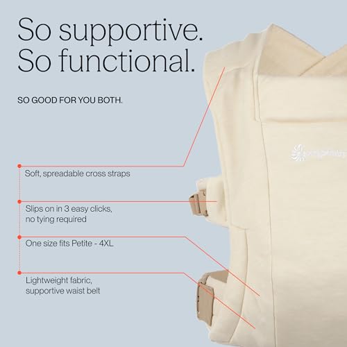 Image of Ergobaby Embrace Newborn Baby Carrier for Infants 0-12 Months
