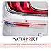 Qurbuns 2 PCS Car Bumper Guard Trim, Anti-Scratch Rubber Protector, Anti-Collision Car Door Edge Guard Strip, Universal for Most Cars, SUVs, Trucks (Transparent)