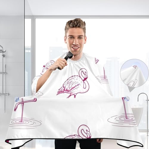 Capa de barbero impermeable profesional para hombre miniatura 6