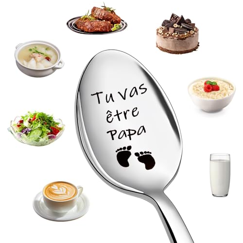 Tu Vas être Papa Cuillère Cadeau Futur Papa Cadeau Grossesse Papa Cadeau Papa Maternité Cadeau Nouveau Papa Cadeau Futur Papa Anniversaire Cadeau Annonce Grossesse Papa Cadeaux Future Papa Pere