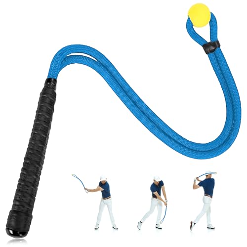 Beauyist Golf Swing Training Aid,Golf Rope Swing Trainer to Improve Speed,Tempo,Flexibility & Strength,Golf Practice Equipment for All Levels Golfers Warm-Up(Blue)
