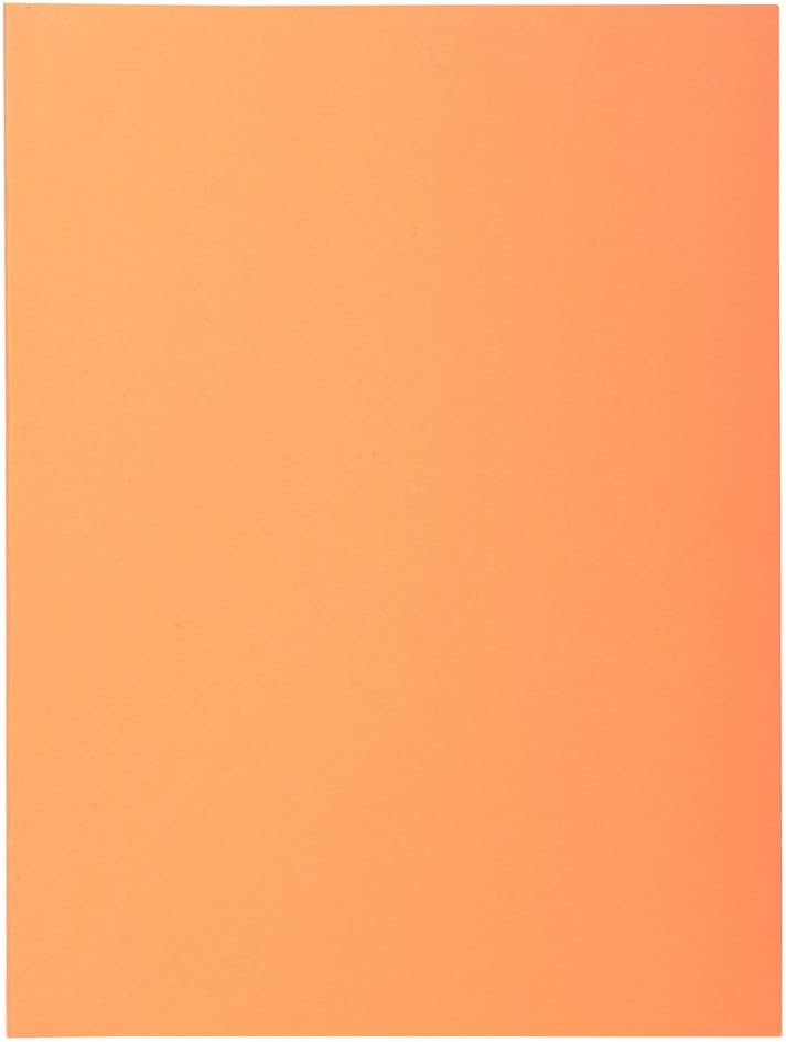 Exacompta Super Pastel Square Cut Folders, 24 x 32 cm, 160 g - Buff, Pack of 100