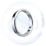 QiKKago Ergonomisches MäNnliches Edelstahl Circular Fitness Anti-Rutschring ZubehöR, Metall Stretching Ring ZubehöR FüR Krafttraining -K + 11 (50mm)