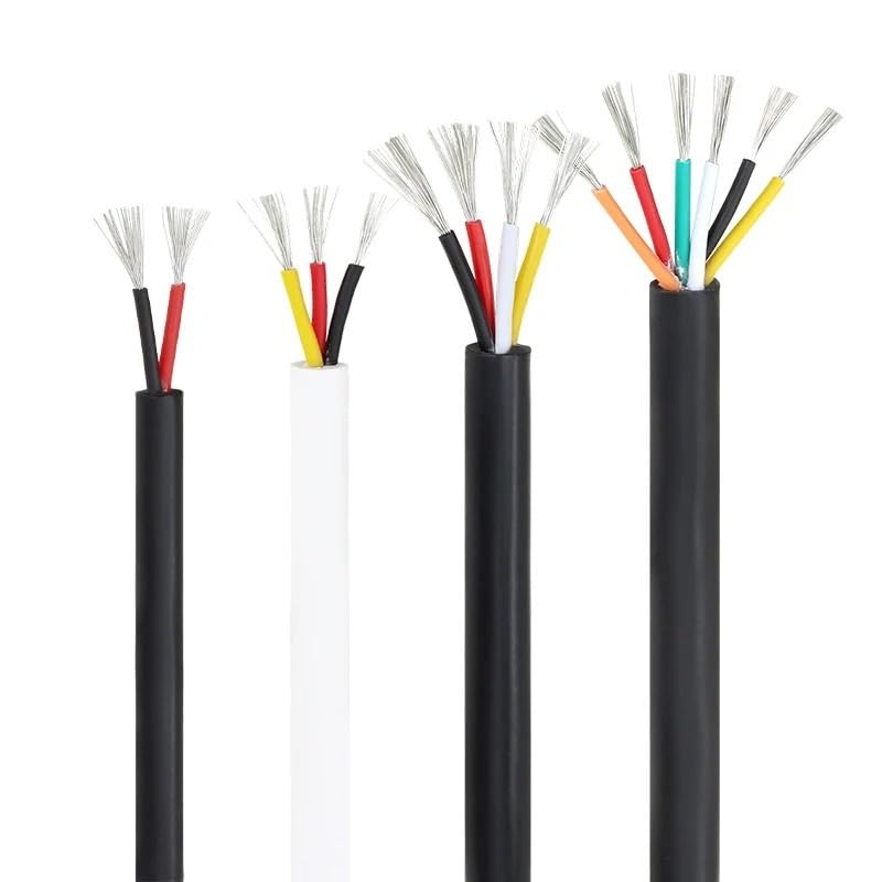 Przewód wielobiegunowy UL2464 5 m, 30 28 26 24 22 20 18 16 14AWG X 2 3 4 5 6 7 8 9 10 przewodów, kanał audio kabel zasilający, kable powlekane(2 Cores, 14AWG)