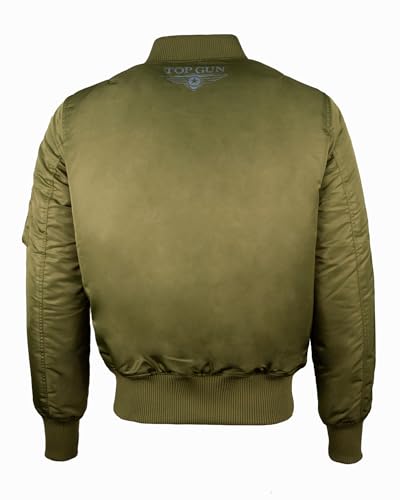 TOP GUN® MA-1 Nylon Bomber Jacket with Patches2