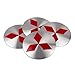 QIEP 4 Pezzi/Set Adesivi per Tappi Centrali per Ruote Auto Car Styling per Mitsubishi ASX Lancer L200 Pajero Outlander Eclipse Decal