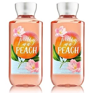 Bath and Body Works Gift Set of of 2 – 10 Fl Oz Shower Gel (Pretty as a Peach) Multicolor