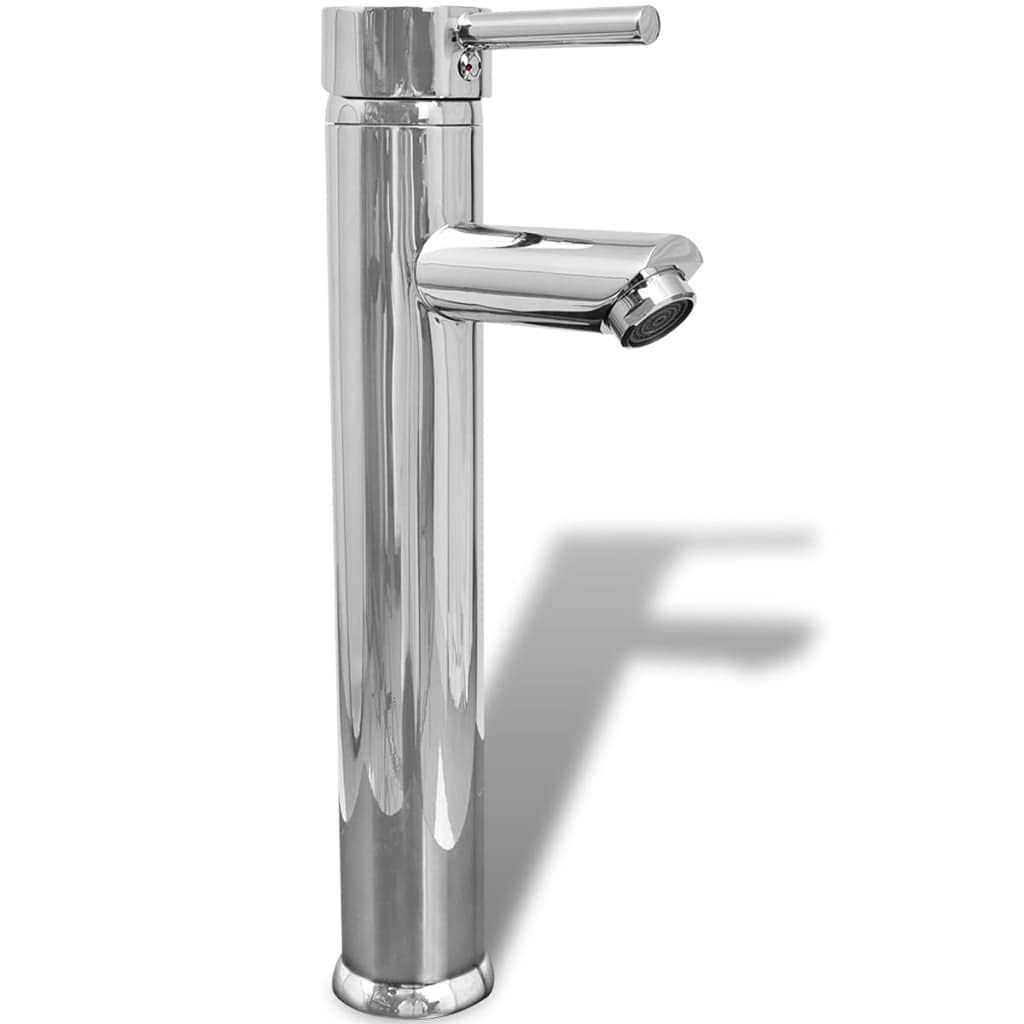 Conjunto de Muebles de baño con Lavabo y Grifo 4 Piezas Negro