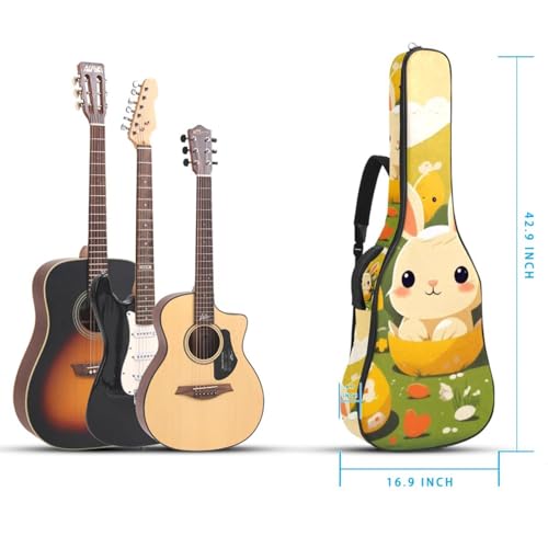Housse universelle étanche pour guitare acoustique à plusieurs poches