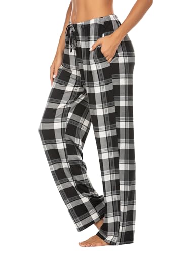 Ekouaer Womens Pajama Pants Lounge Pants Soft Drawstring Pj Bottoms - image 2