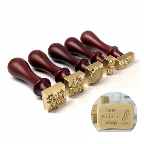 Sello de jabón personalizado, sello de cerámica personalizado para arcilla, sellos de jabón personalizados con logotipo/nombre, regalo para artistas de cerámica y amantes de las manualidades DIY