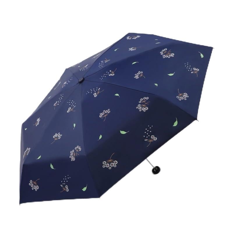 RENEESME Umbrellas For Rain Portable Outdoor Umbrella, Sunshade, Small Portable Umbrella, Rain Or Shine Umbrella Strong Umbrella For Wind And Rain(Color:B)